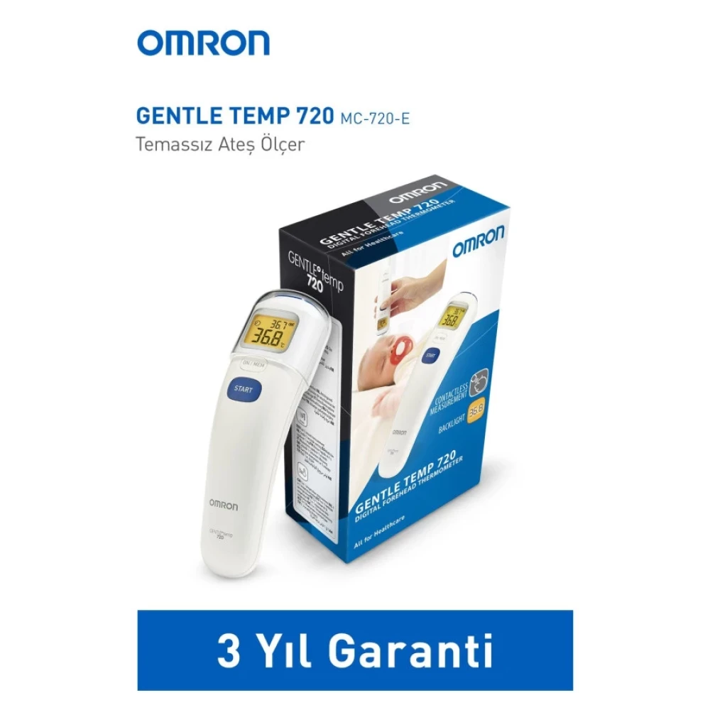 Omron Gentle Temp 720 Temassiz 3'U 1 Arada Atesolcer Ateş Ölçer Fiyatı