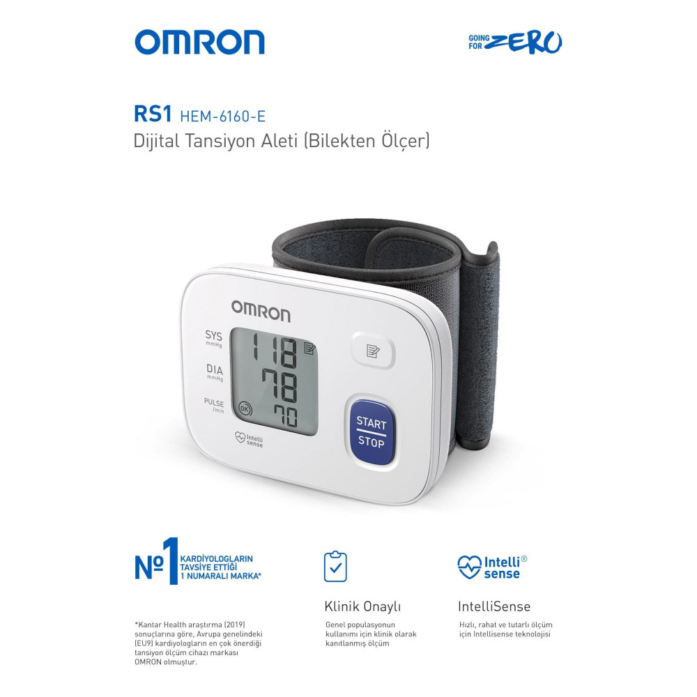Omron Rs1 (hem-6160-e) Bilekten Ölçer Tansiyon Aleti Tansiyon Aleti Fiyatı