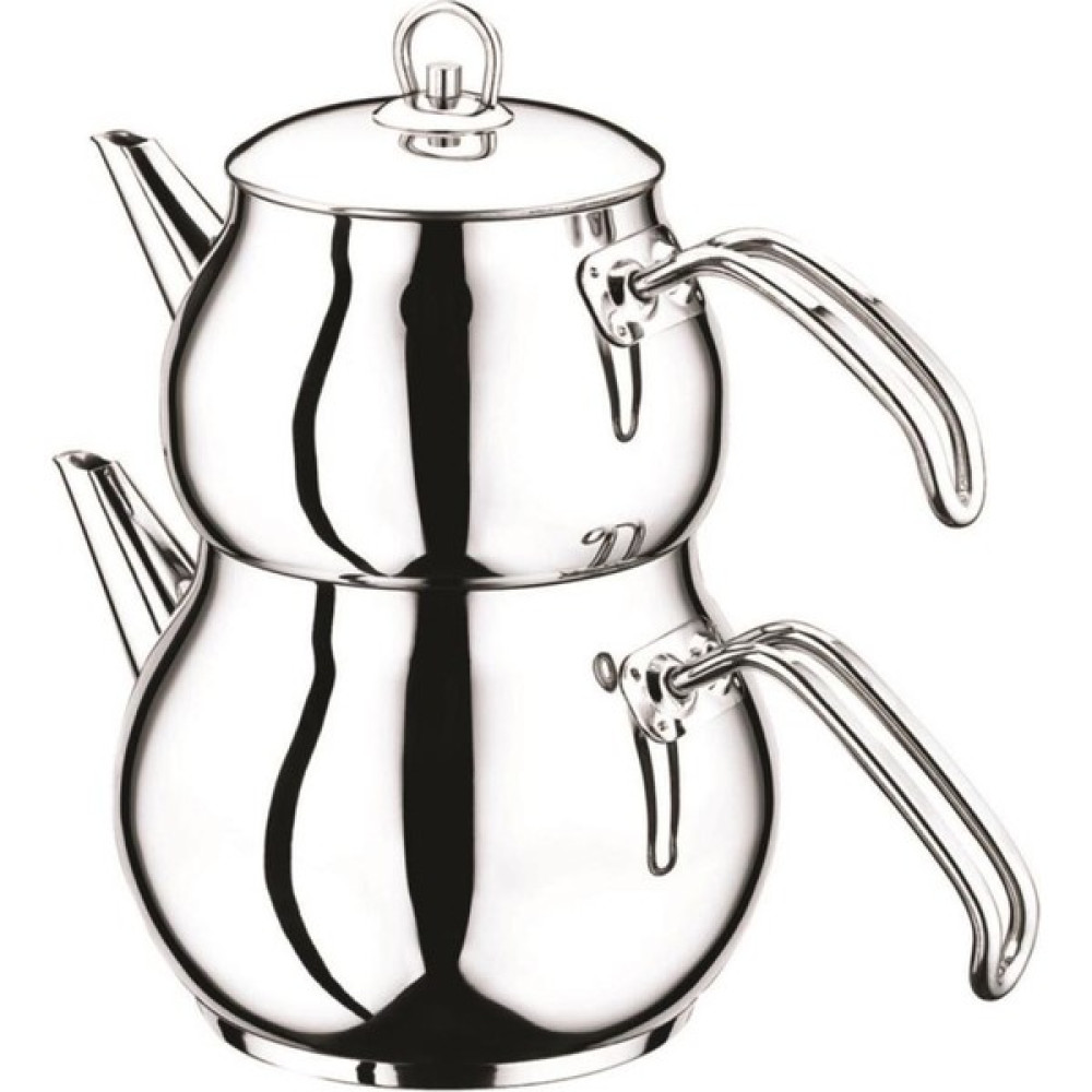 OMS Çelik Çaydanlık Takımı Büyük Boy Çay / Çaydanlık Setleri Fiyatı