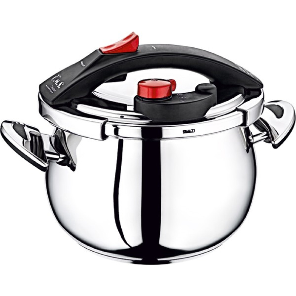 Oms Collection 5101 2 Parça Küre Matic Düdüklü Tencere 22 cm 9 Litre Kırmızı - 9 L Düdüklü Tencereler Fiyatı