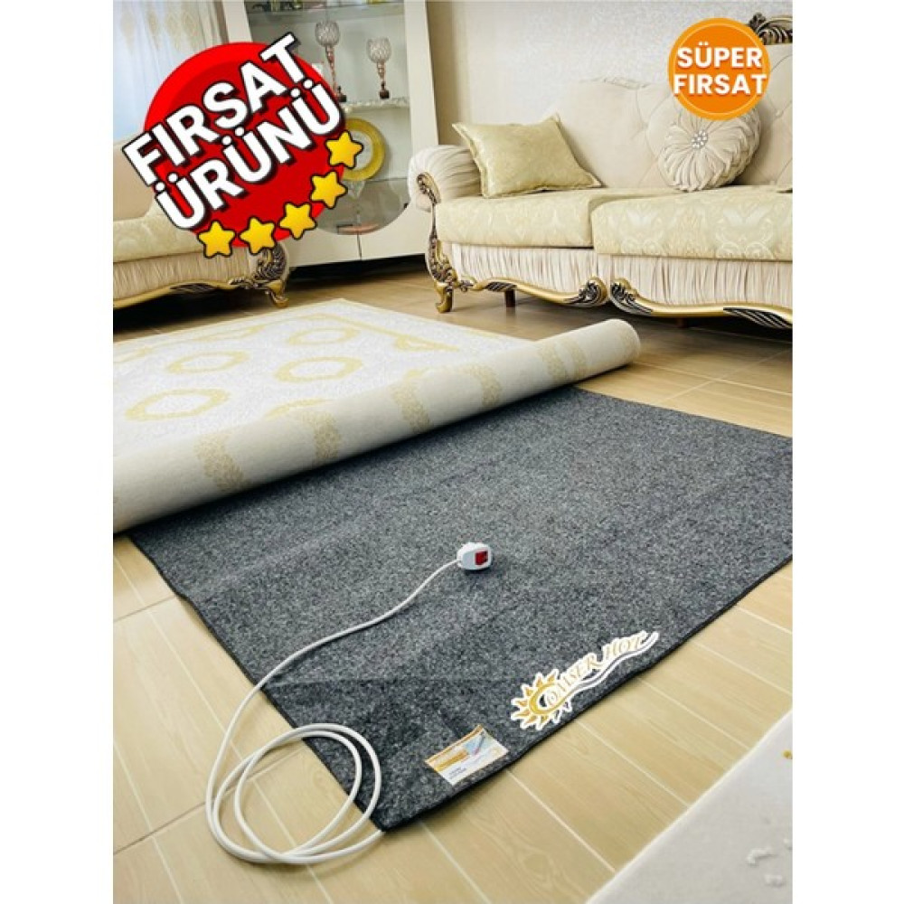 Ömser Hot 140 x 220 cm Keçeli Elektrikli Halı Altı Isıtıcı Yerden Isıtma (Floor Heating) Isıtıcılar Fiyatı