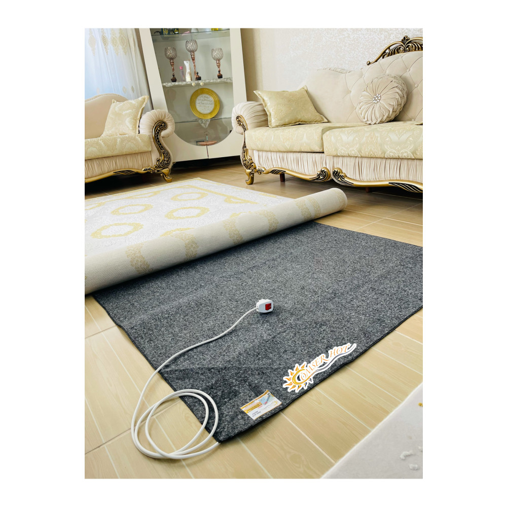 ÖMSER HOT 180 X 300 Cm 6 M² Elektrikli Keçeli Halı Altı Isıtıcı Yerden Isıtma Floor Heating Isıtıcılar Fiyatı