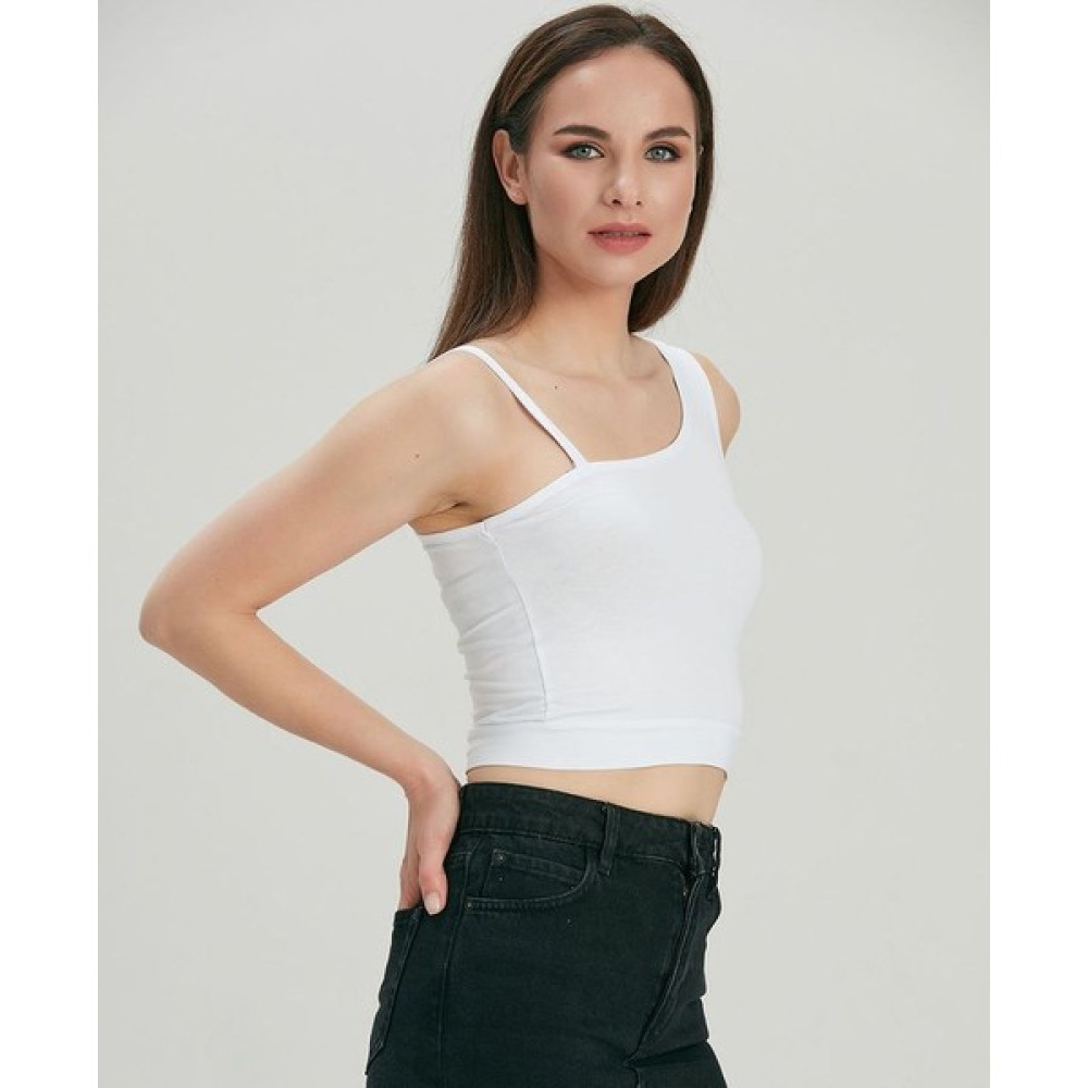 Omuz Detay Askılı Crop Bluz Bluz Fiyatı