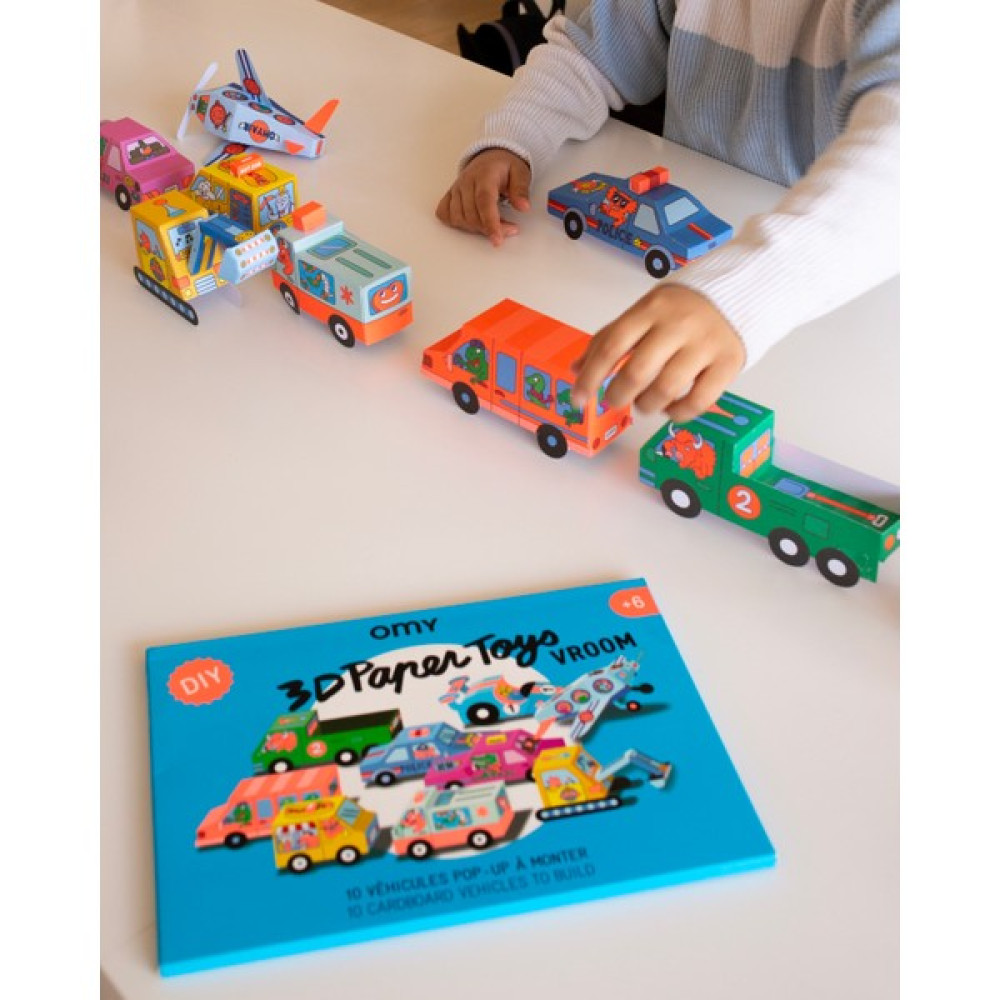 Omy 3D Paper Toys - Vroom Çocuk Oyuncağı Fiyatı