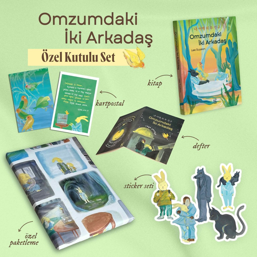 Omzumdaki İki Arkadaş Özel Set - Lee Su-yeon Çizgi Roman Fiyatı