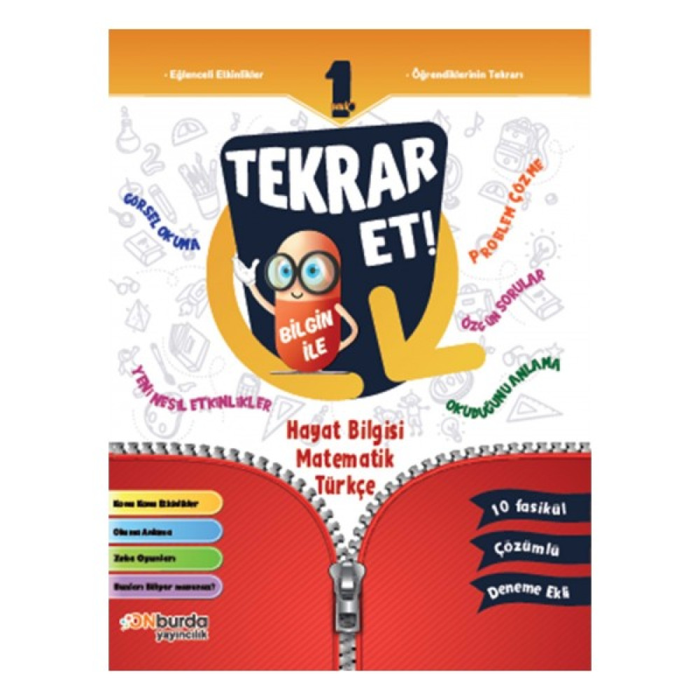 On Burda Yayınları 1. Sınıf Tekrar Et Kaynak Kitapları Fiyatı