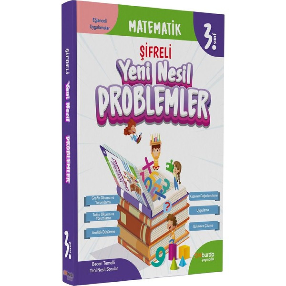 On Burda Yayınları 3. Sınıf Matematik Yeni Nesil Problemler Matematik Fiyatı