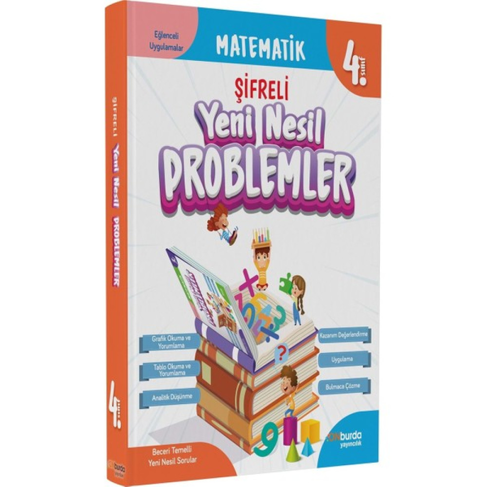 On Burda Yayınları 4. Sınıf Matematik Yeni Nesil Problemler Matematik Fiyatı