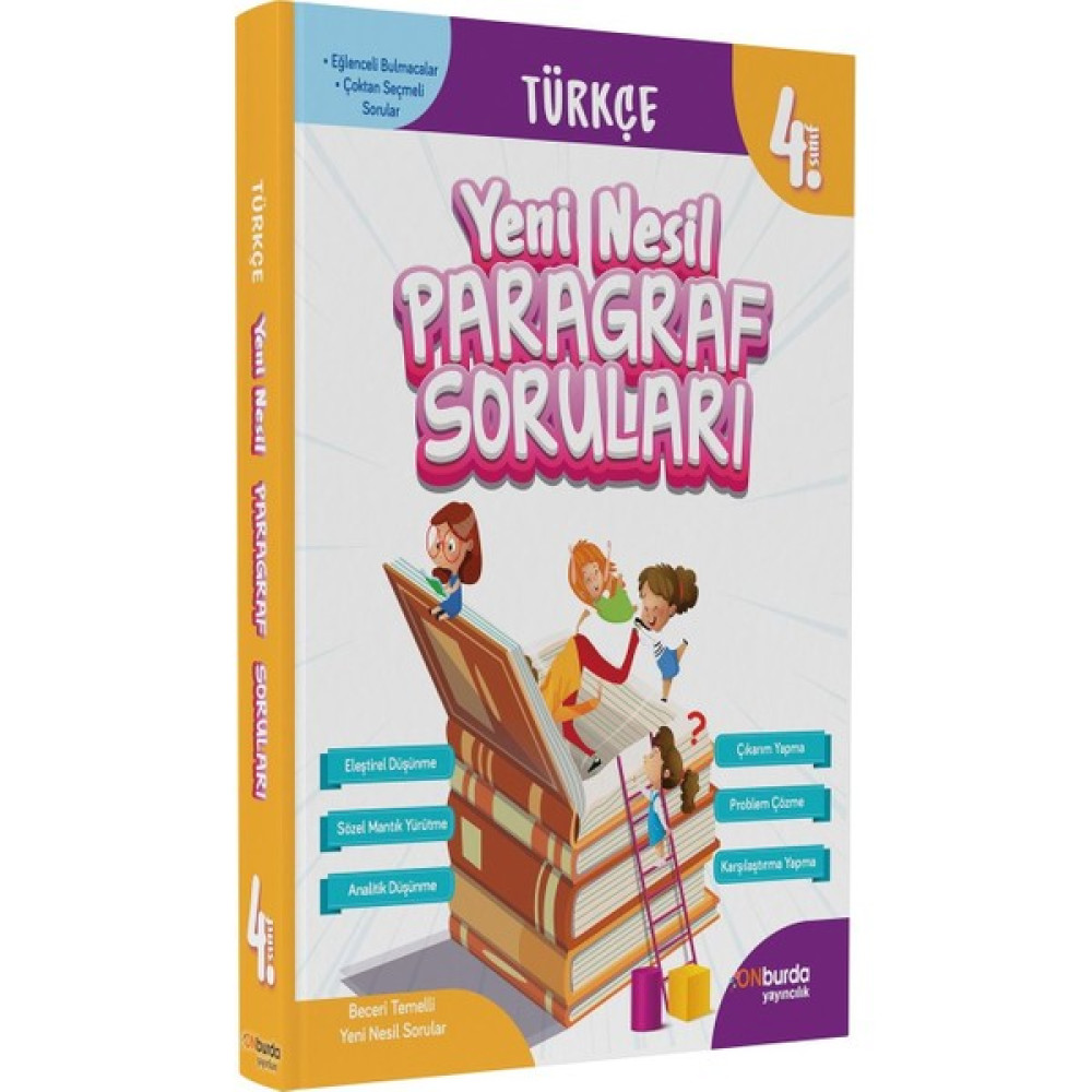 On Burda Yayınları 4. Sınıf Türkçe Yeni Nesil Paragraf Soruları Türkçe Fiyatı