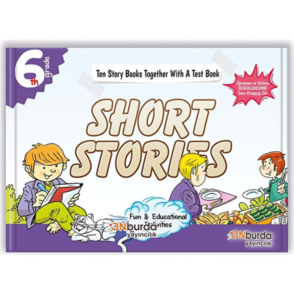 On Burda Yayınları 6. Sınıf Short Stories 10 Lu Hikaye Çocuk Öykü Fiyatı