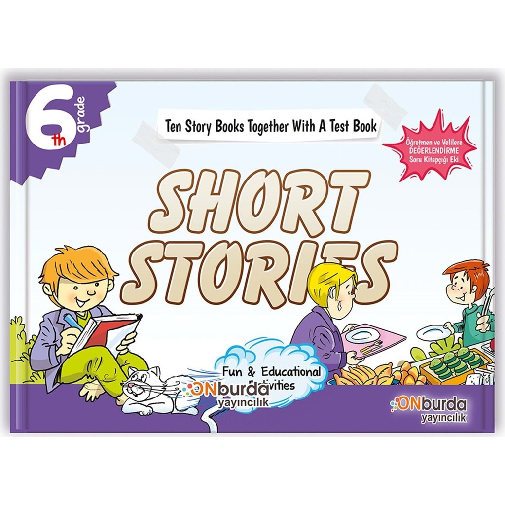 On Burda Yayınları 6. Sınıf Short Stories 10 Lu Hikaye Yazar: Komisyon Orta Boy Ciltsiz Diğer Fiyatı