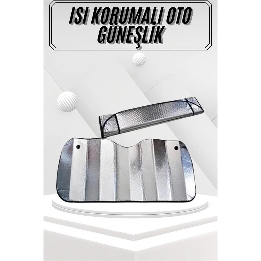 Ön Cam Güneşliği Metalize Güneşlik Koruyucu Perde Oto Araç için Pratik ve Taşınabilir Tasarım Perde Fiyatı