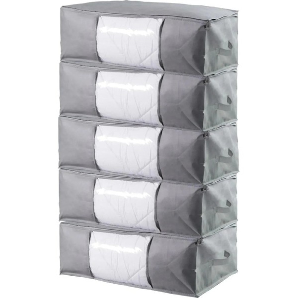 ONC 5'li 70 x 50 x 25 cm Set Baza Altı Düzenleyici Büyük Boy Hurç Gri - 5 Adet - 70x50x25 Hurç Fiyatı