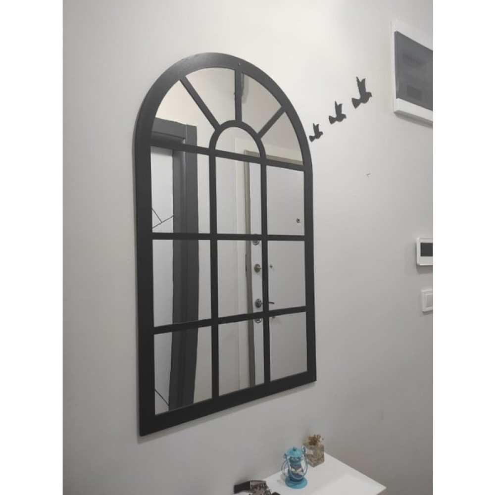 Onca Dekoratif Pencere Model Ayna 50X80CM - Siyah Dresuar / Makyaj Masası Fiyatı