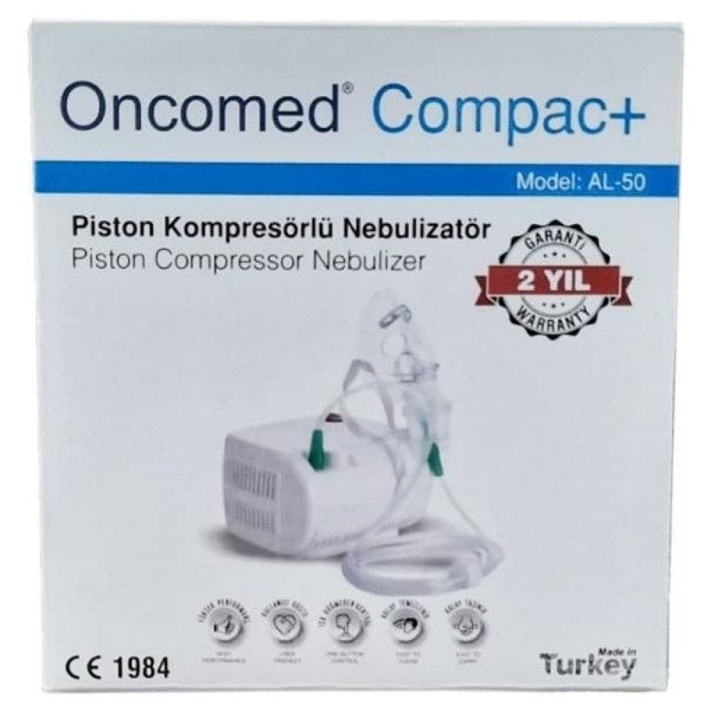 Oncomed Compac+ Al-50 Piston Kompresörlü Nebulizatör Diğer Fiyatı