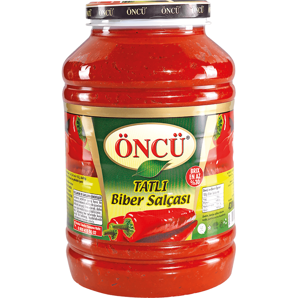 Öncü Tatlı Biber Salçası 4,3 kg Konserve Fiyatı