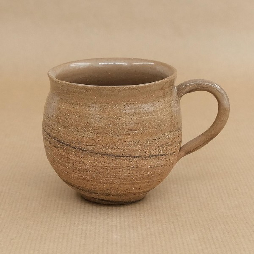 Ond Seramik Kahverengi Desenli Çizgili Özel Tasarım Seramik Kupa Bardak Brown - Renkli - 150 ml Oto Boyaları Fiyatı