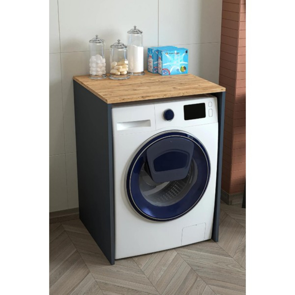 One Art Home White Colorist Çamaşır Kurutma Makinesi Dolabı Antrasit Kasa Atlantik Çam Üst Banyo Dolabı / Mobilyası Fiyatı