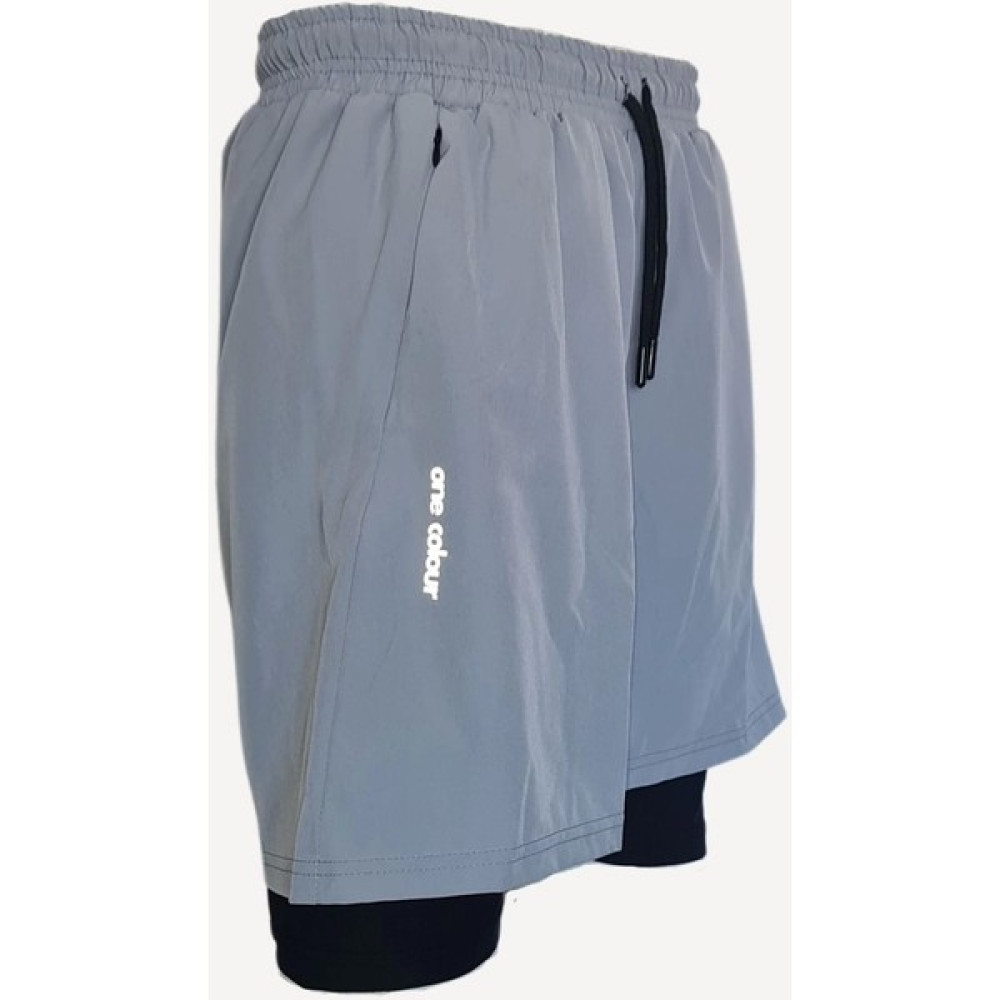 One Colour Outfit Büyük Beden Erkek 2'si 1 Arada Koşu Şortu Futbol Malzemeleri Fiyatı