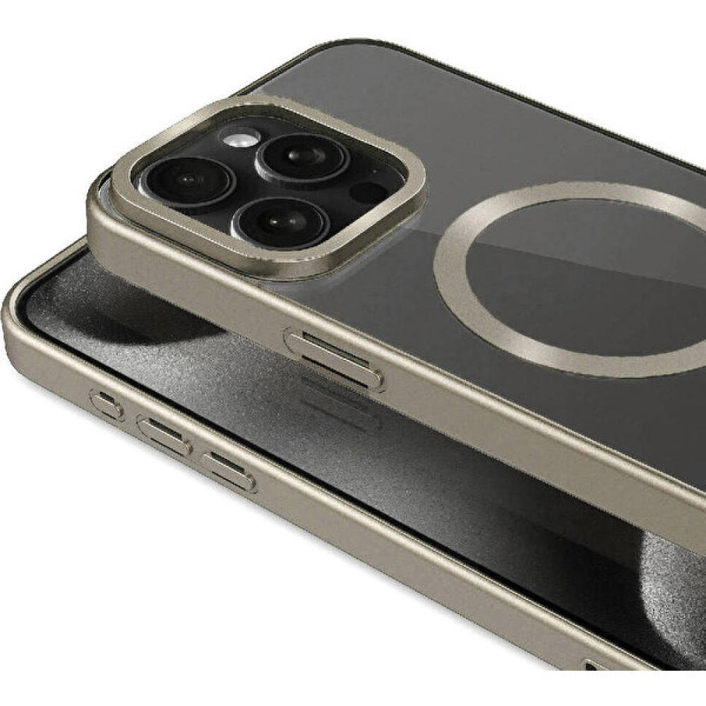 One Depot iPhone 15 Pro Max - Uyumlu Mat Tasarımlı Magsafe Wireless Şarj Özellikli One Depot Mat Setro Kapak-Titanyum - Titanyum Cep Telefonu Kılıfı Fiyatı