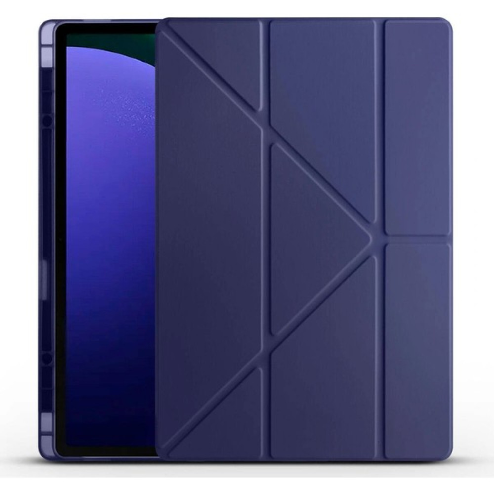 One Depot Only For Quality Life Samsung Tab S10 Ultra Kılıf Tri Folding Kalem Bölmeli Standlı Kılıf - Lacivert Oto Boyaları Fiyatı