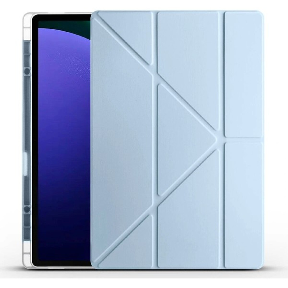 One Depot Only For Quality Life Samsung Tab S10 Ultra Kılıf Tri Folding Kalem Bölmeli Standlı Kılıf - Mavi Oto Boyaları Fiyatı