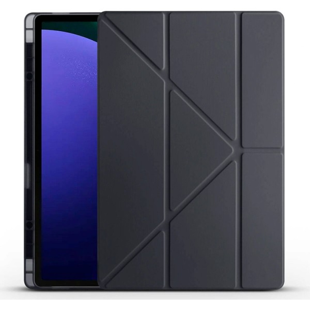 One Depot Only For Quality Life Samsung Tab S10 Ultra Kılıf Tri Folding Kalem Bölmeli Standlı Kılıf - Siyah Oto Boyaları Fiyatı