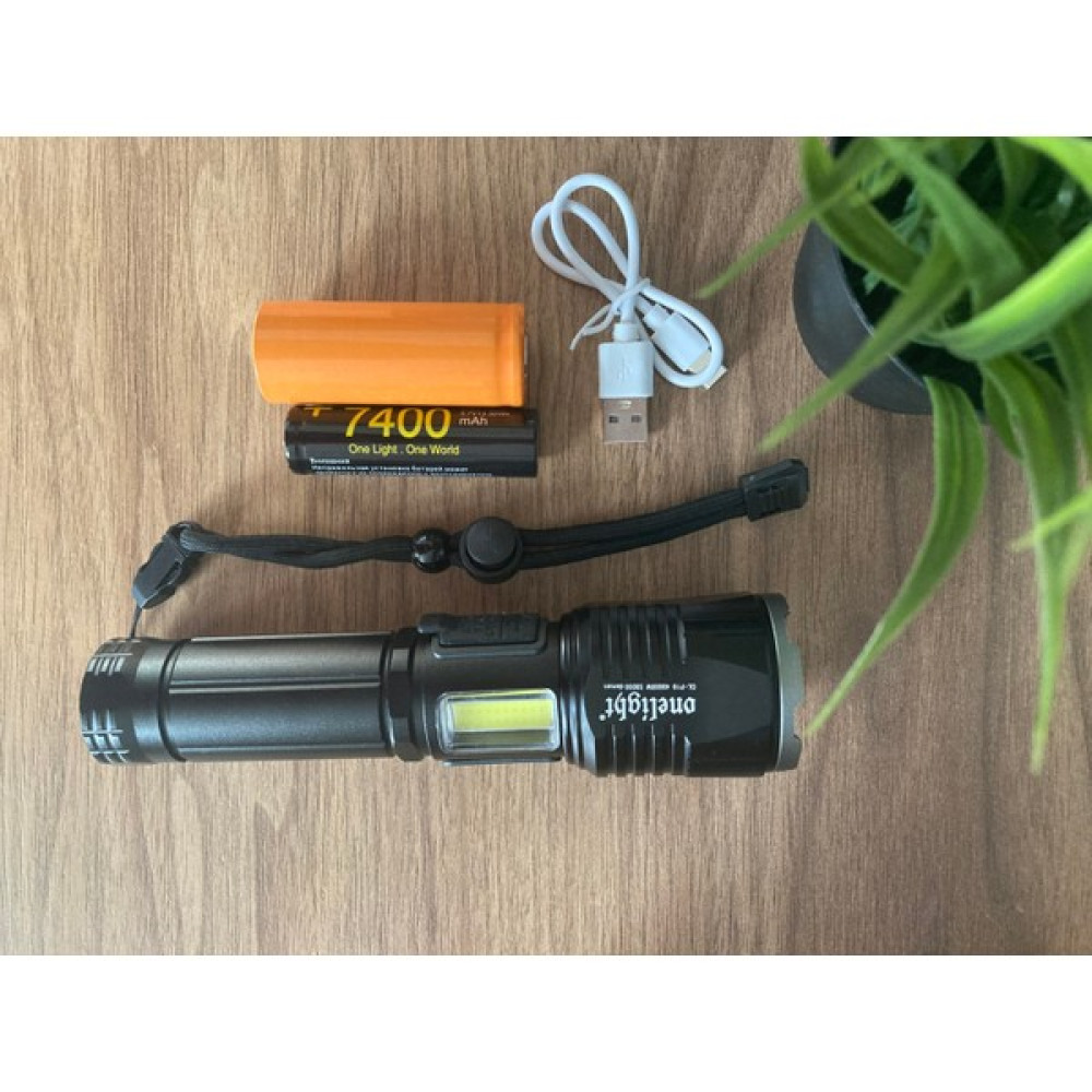 One Light Onelight 5800 Lümen Şarjlı El Feneri Profesyonel Güçlü Tg LED El Feneri Fiyatı