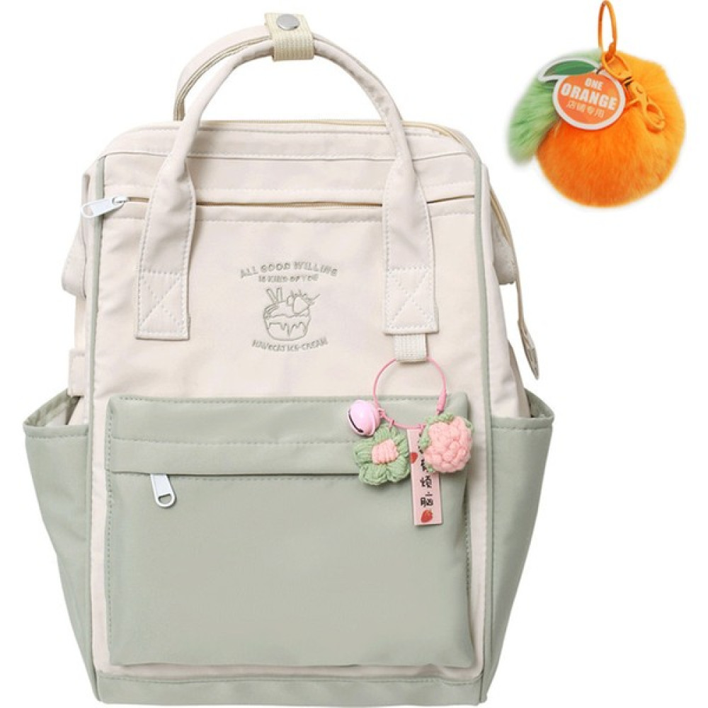 One Orange Unisex Günlük Sırt Çantası (Yurt Dışından) - Yeşil - Lise, Üniversite Çantası - 40x27x19cm Okul Çantası Fiyatı