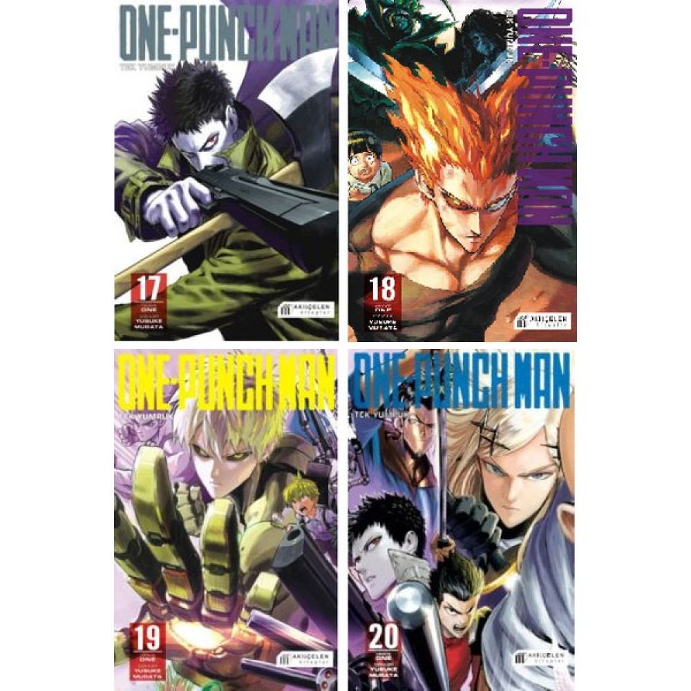 One-Punch Man 17-18-19-20. Ciltler Manga Seti Çizgi Roman Fiyatı