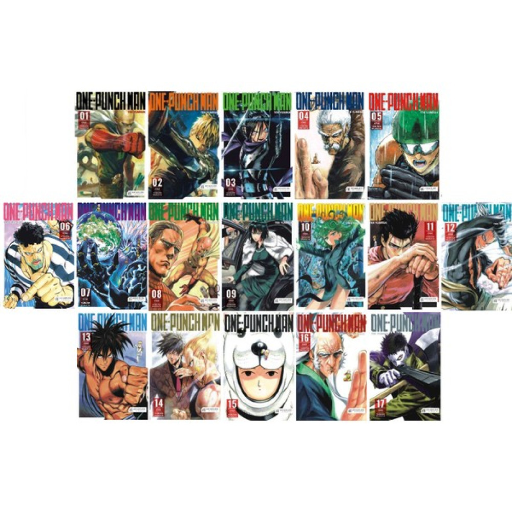 One-Punch Man 17 Kitap Full Manga Seti - One Çizgi Roman Fiyatı