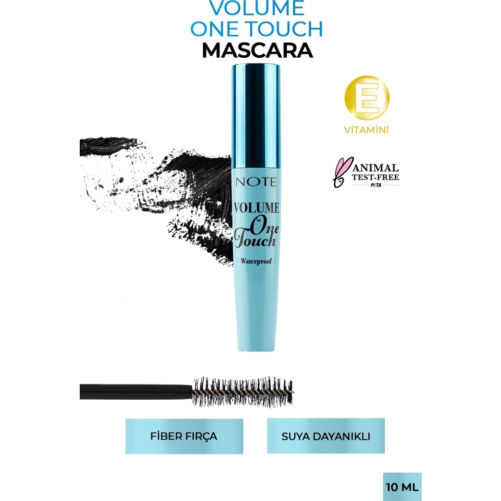 One Touch Maskara Suya Dayanıklı - Waterproof Yüksek DayanıklılıkNoteMaskara6 Rimeller / Maskaralar Fiyatı
