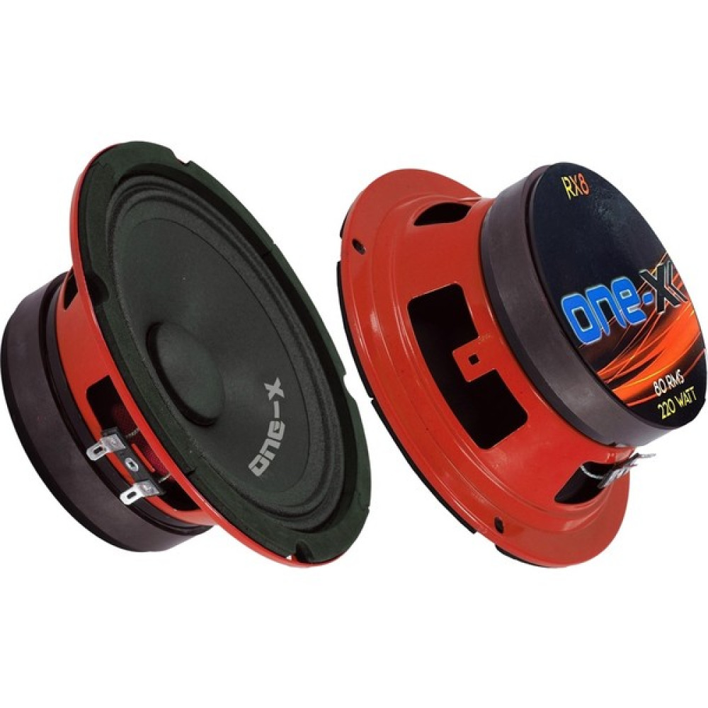 One-X Oto Midrange 20CM 220W One-X Rx-8 Oto Hoparlörleri & SubWoofer Fiyatı