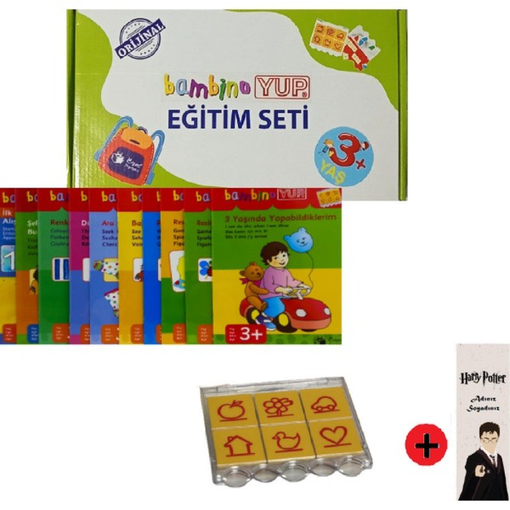 Önel Yayıncılık Bambinoyup 3+ Yaş Oyunlarla Öğreniyorum Orijinal Zeka Geliştirme Seti + Kişiye Özel Isimli Harry Potter Kitap Ayracı Diğer Fiyatı