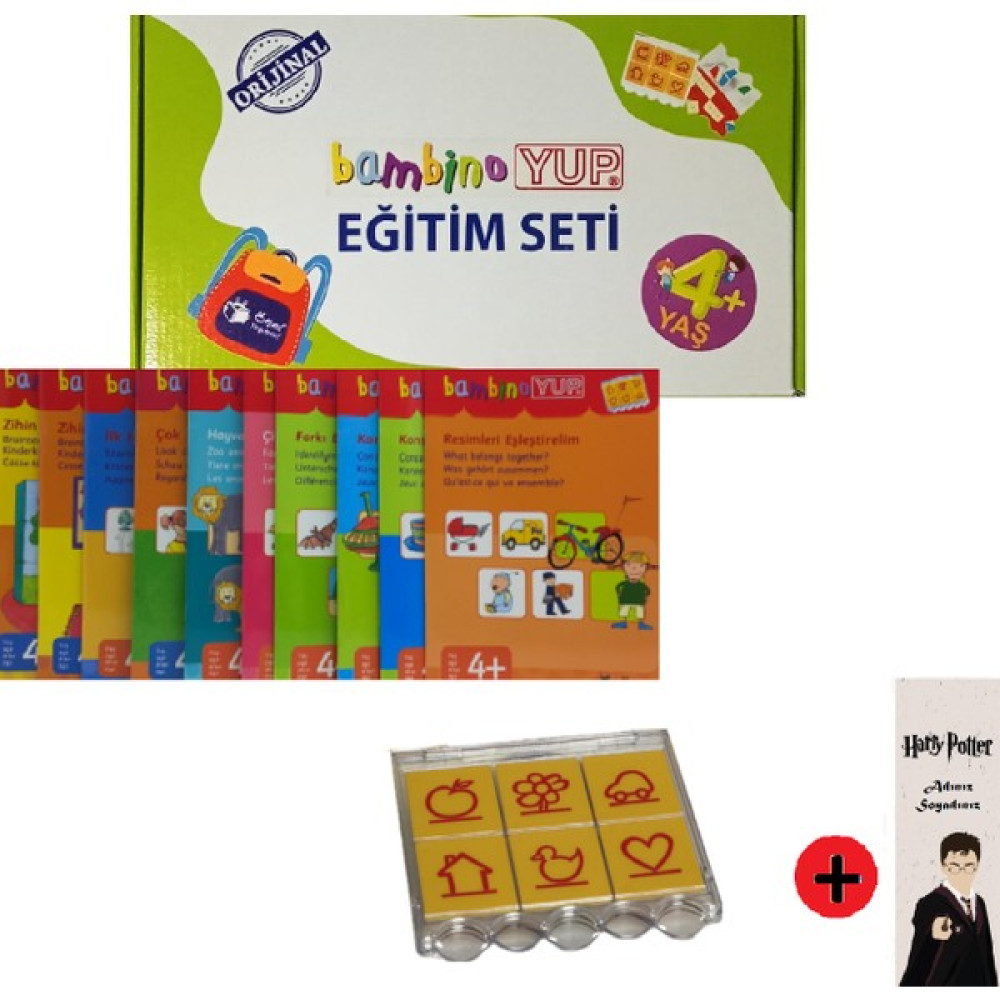 Önel Yayıncılık Bambinoyup 4+ Yaş Oyunlarla Öğreniyorum Orijinal Zeka Geliştirme Seti + Kişiye Özel Isimli Harry Potter Kitap Ayracı Diğer Fiyatı