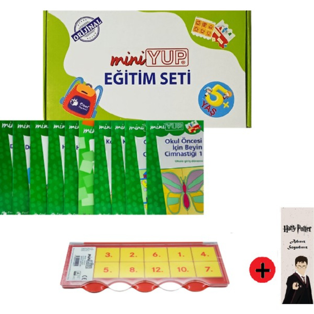 Önel Yayıncılık Miniyup 5+ Yaş Oyunlarla Öğreniyorum Orijinal Dikkat ve Matematik Güçlendirme Seti + Kişiye Özel Isimli Harry Potter Kitap Ayracı Diğer Fiyatı