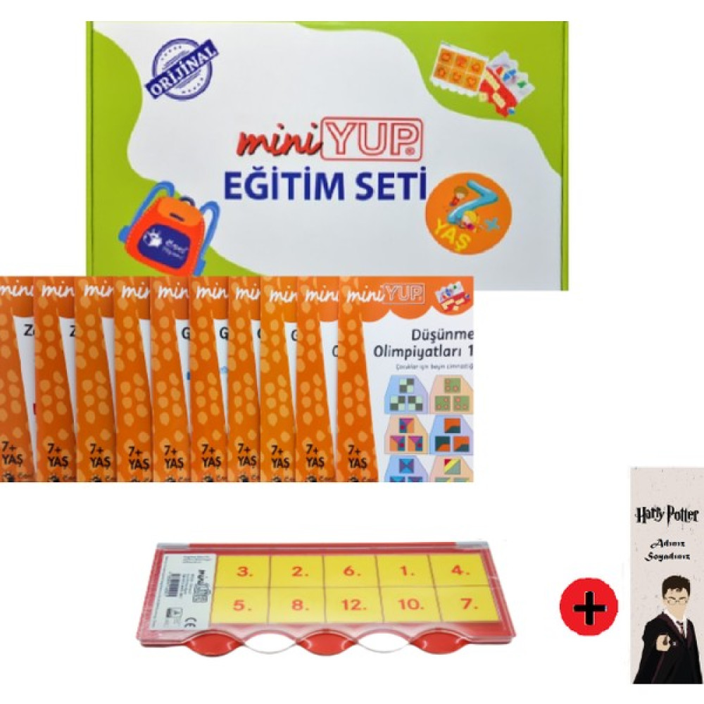 Önel Yayıncılık Miniyup 7+ Yaş Oyunlarla Öğreniyorum Orijinal Dikkat ve Matematik Güçlendirme Seti + Kişiye Özel Isimli Harry Potter Kitap Ayracı Diğer Fiyatı
