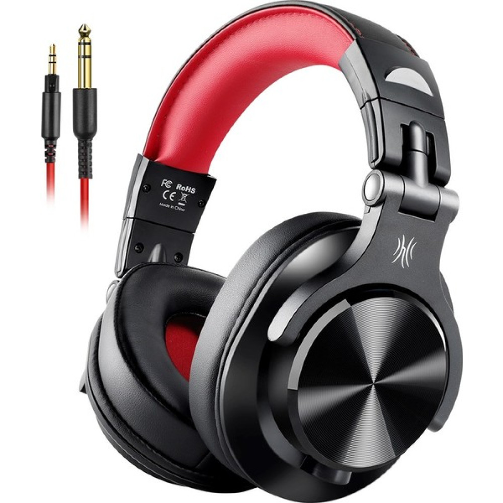 Oneodio A71 Jack & Aux 2 in 1 Kablolu Kulaklık - Stüdyo / Günlük Kullanım İçin Uygundur - Kırmızı Kulak Üstü Kulaklık Fiyatı