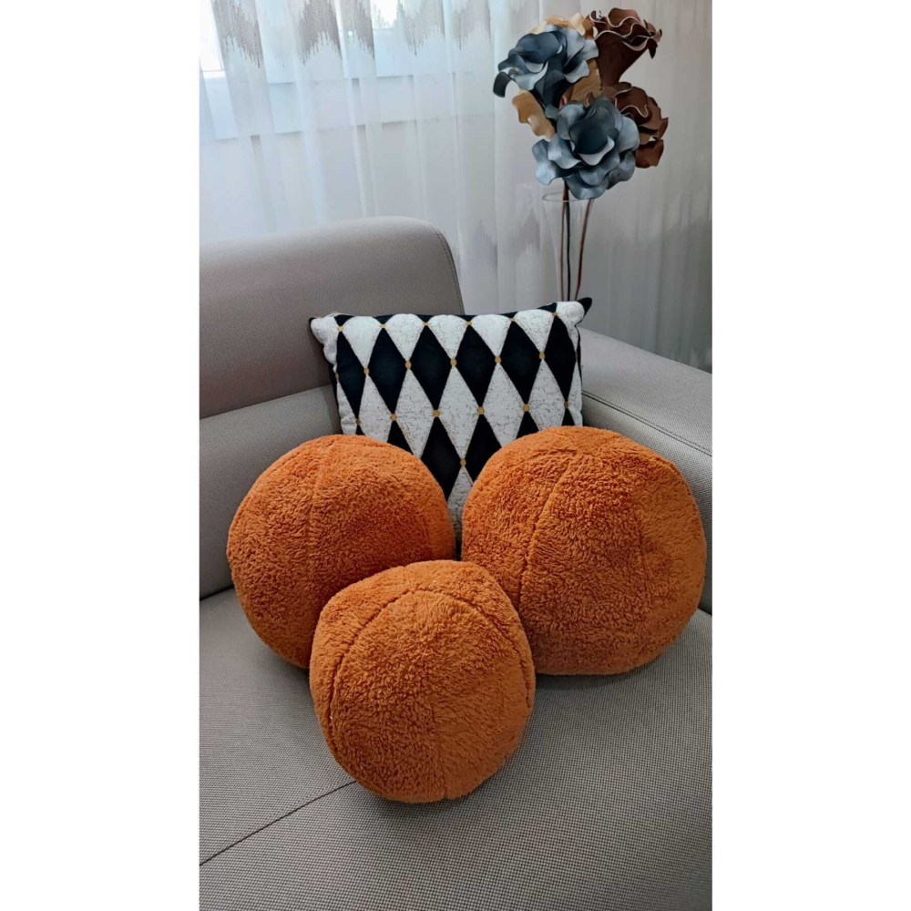 oneplise 3 Lü Top Kırlent / Yastık 2 Büyük Kremit/ 1 Küçük Kremit( 42cm / 25cm) 42 x 25 Beden Yatak Odası Tekstili Fiyatı