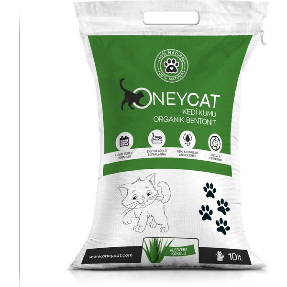 Oneycat Aleo Vera Kokulu 10LT. Ince Taneli Topaklanan Kedi Kumu Evcil Hayvan Ürünleri Fiyatı