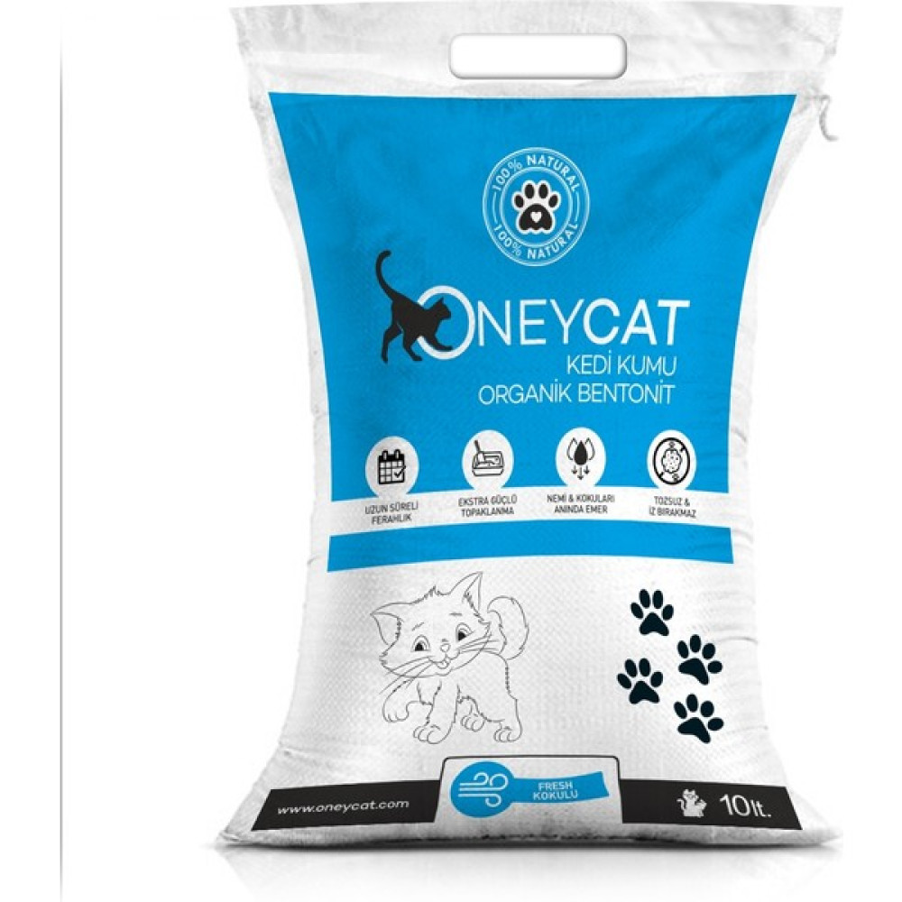 Oneycat Fresh Kokulu 10LT. Ince Taneli Topaklanan Kedi Kumu Evcil Hayvan Ürünleri Fiyatı