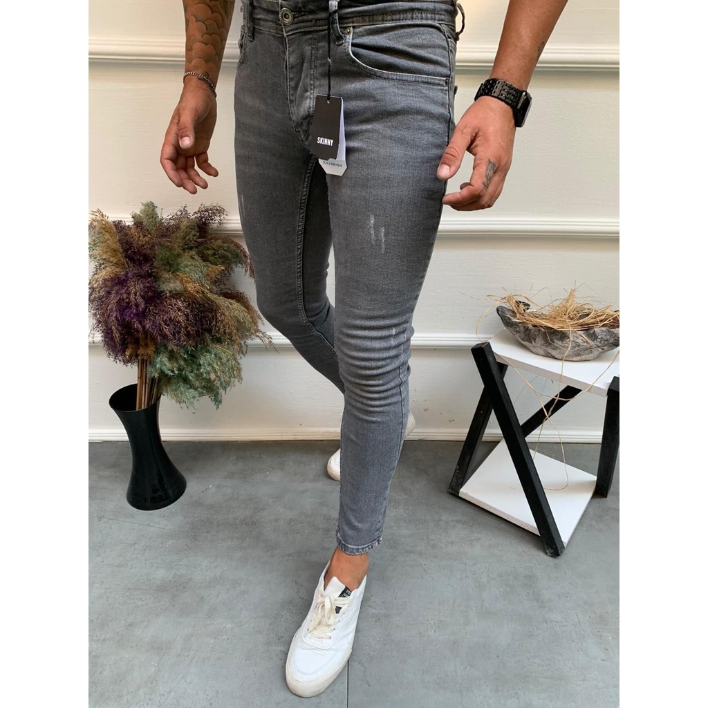 OneZero Erkek Gri Skinnyfit Likralı Jean Kot Pantolon Erkek Jeans / Kot Pantolon Fiyatı