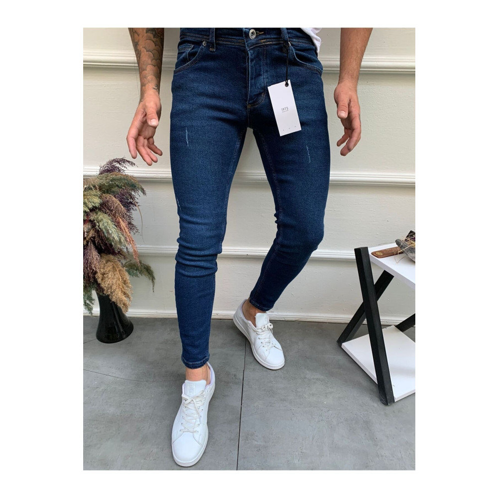 OneZero Erkek Mavi Skinny Fit pantolon 31 Beden Kadın Pantolon Fiyatı