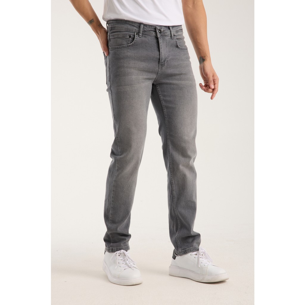 OneZero Erkek Pantolon Gri Regular Fit Fermuarlı Jeans Giyim & İç Giyim Fiyatı