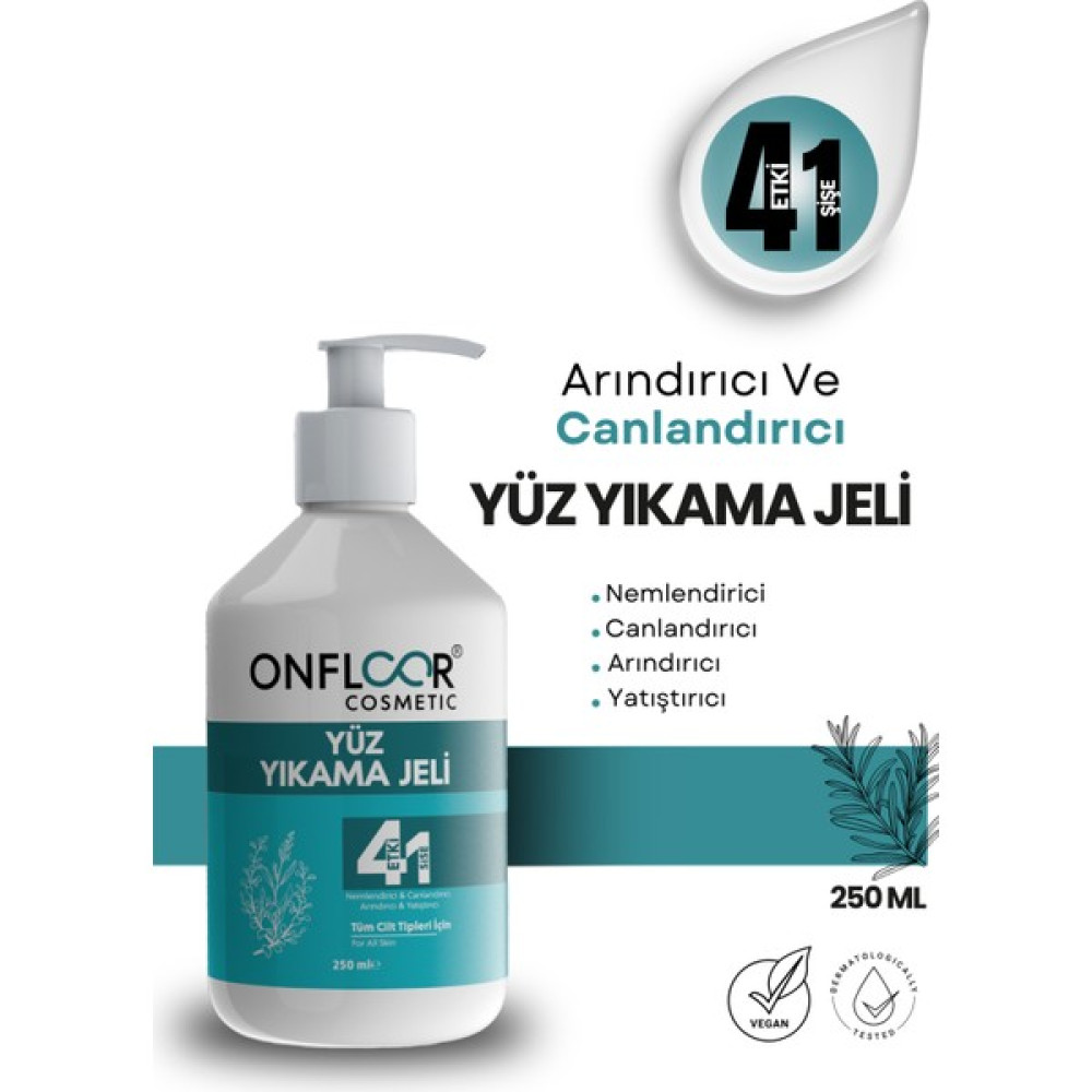 Onfloor Yüz Yıkama Jeli Onarıcı Akneye Eğilimli Ciltler 250 M Cilt Temizleme ve Peeling Fiyatı
