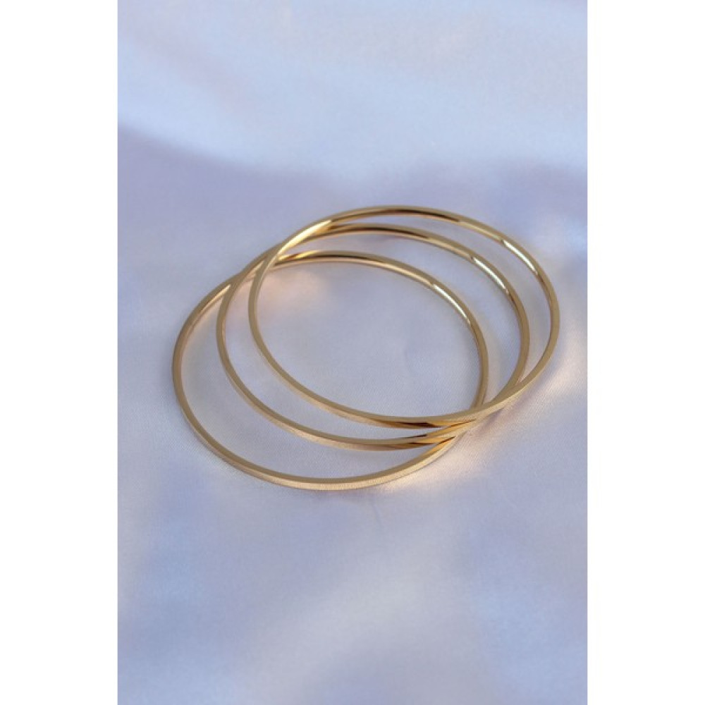 Onigonline 316L Çelik Gold Renk Ajda Model Kadın 60 mm Bilezik Saat ve Bileklik Aksesuarı Fiyatı
