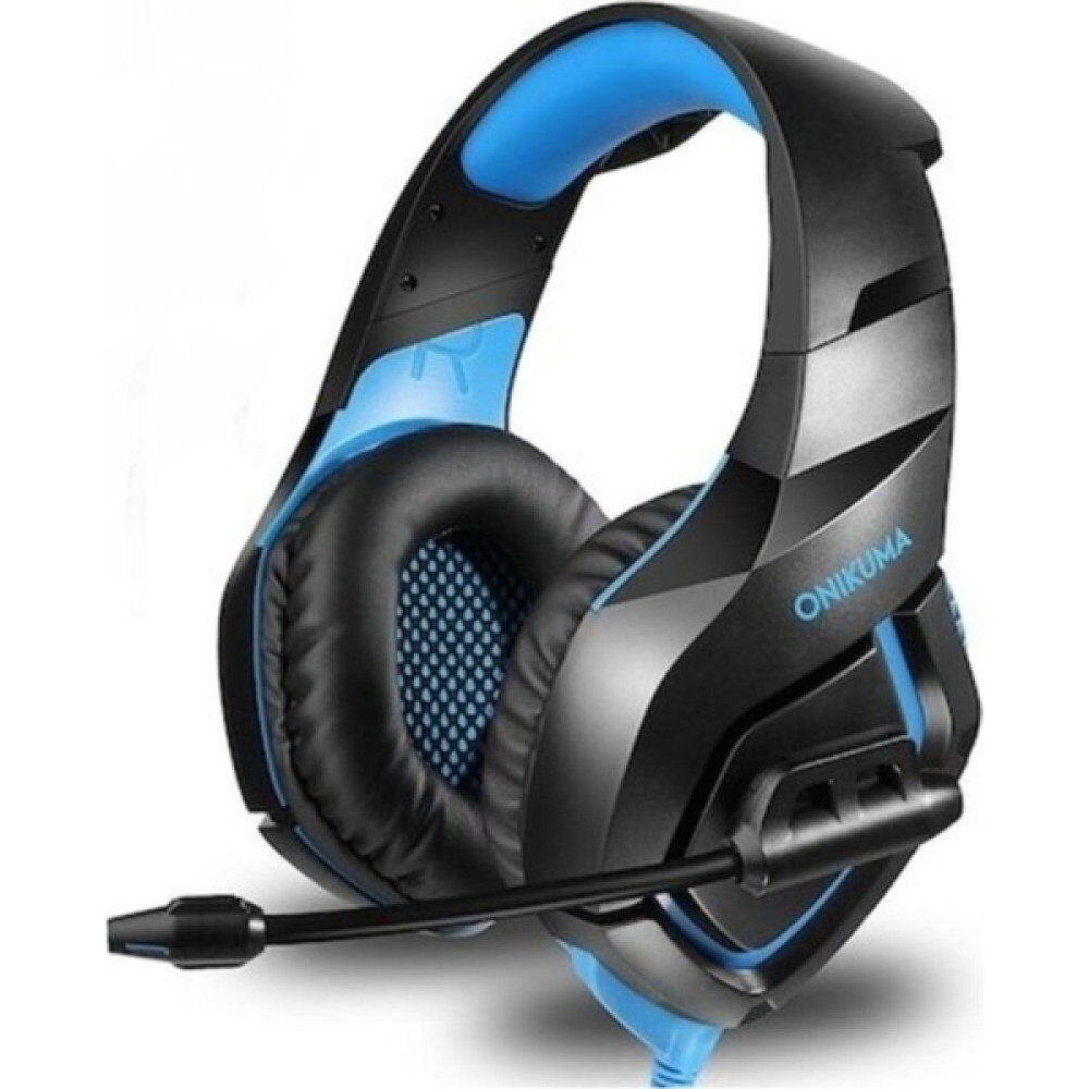 Onikuma Profesyonel Oyuncu Kulaklığı Gaming Kulaklık Siyah Renkli LED Pc/ps4/xbox Uyumlu Siyah-Mavi Kulak Üstü Kulaklık Fiyatı