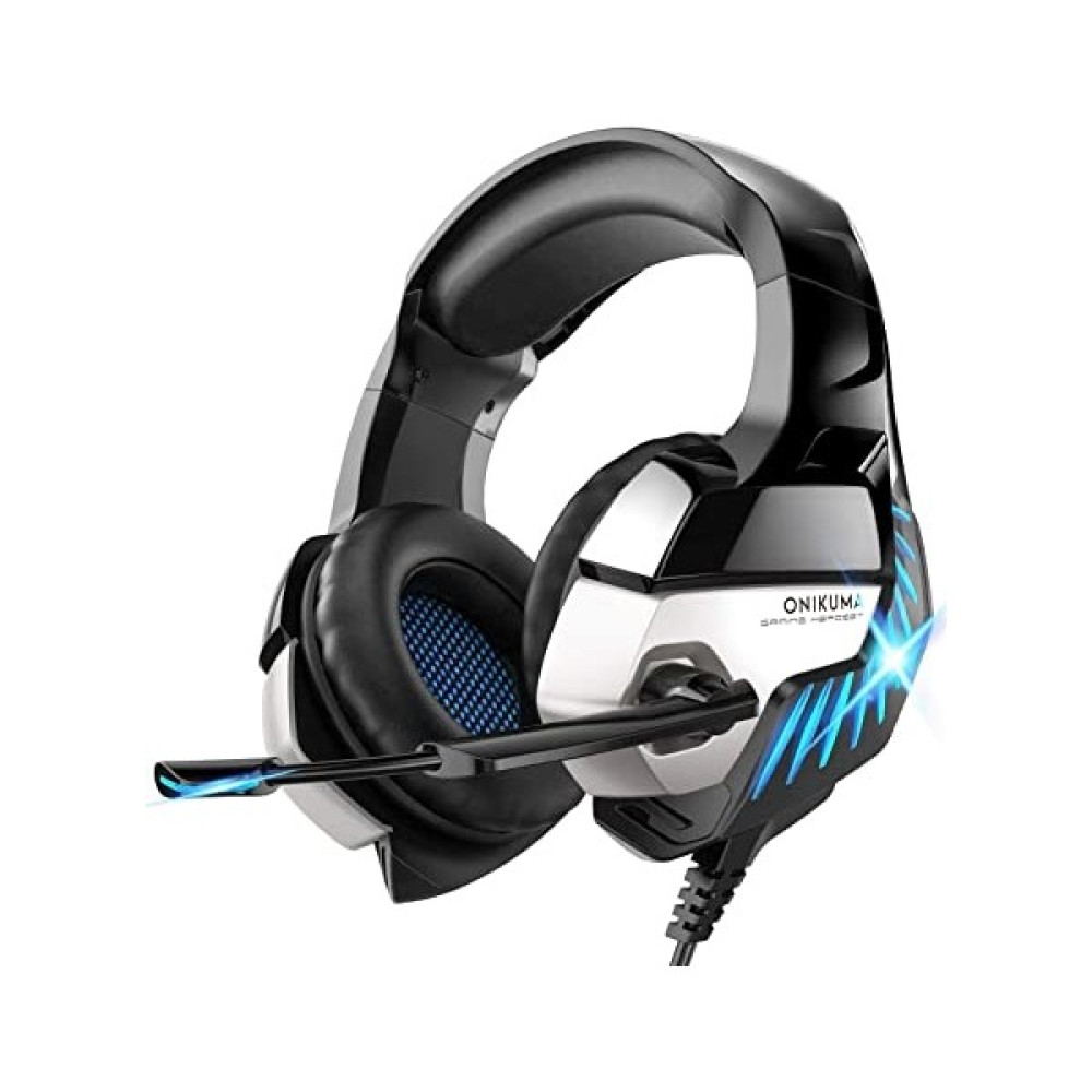 Onikuma Profesyonel Oyuncu Kulaklığı Telefon Uyumlu Kulaküstü Gaming Kulaklık Siyah Renkli LED Pc/ps4/xbox Uyumlu - Siyah - Mavi Kulak Üstü Kulaklık Fiyatı