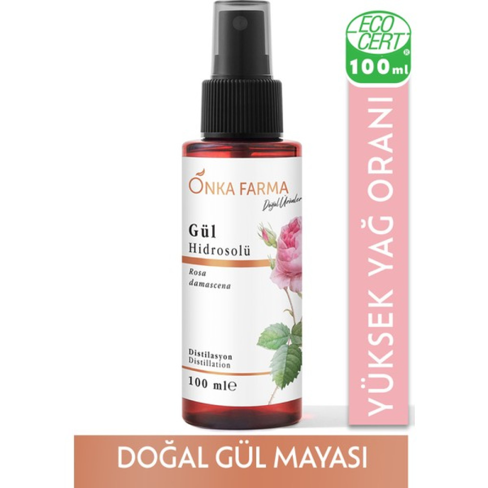 Onka Farma Gül Mayası - Suyu - Hidrosolü Tonik Yağı Alınmamış Doğal İçerik 100 ml Cilt Temizleme ve Peeling Fiyatı