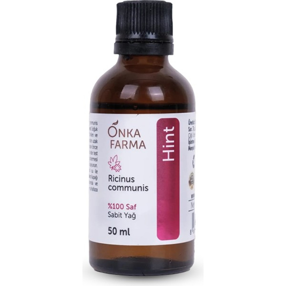 Onka Farma Hint Yağı %100 Saf Soğuk Sıkım Pres Castor Oil 50 ml Nemlendiriciler Fiyatı